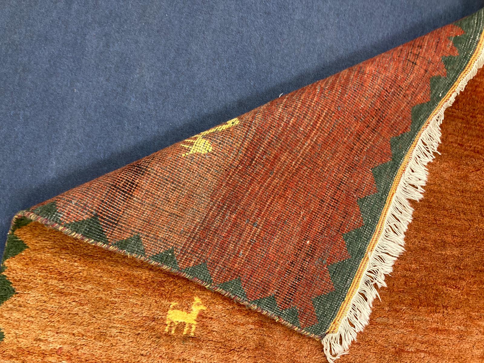 A Gabbeh rug, 240 x 150cm